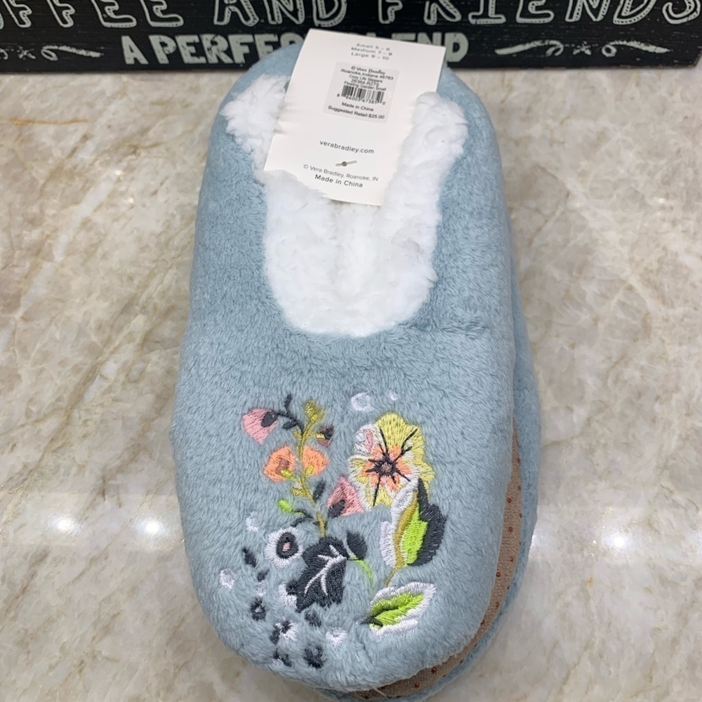 Vera Bradley Cozy Life Slippers - Floating Garden: Small - Picture 3 of 6